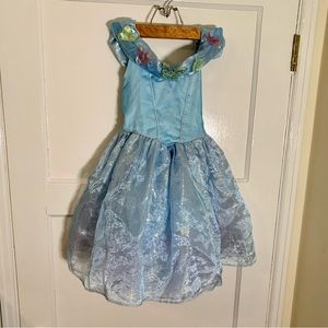 Disney Cinderella Blue Dress With Butterflies